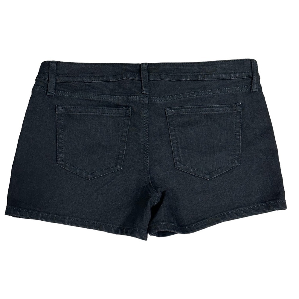 Women's a.n.a New Approach 8 Medium Denim Shorts Jeans Jean Black Stretch Short - Picture 4 of 7